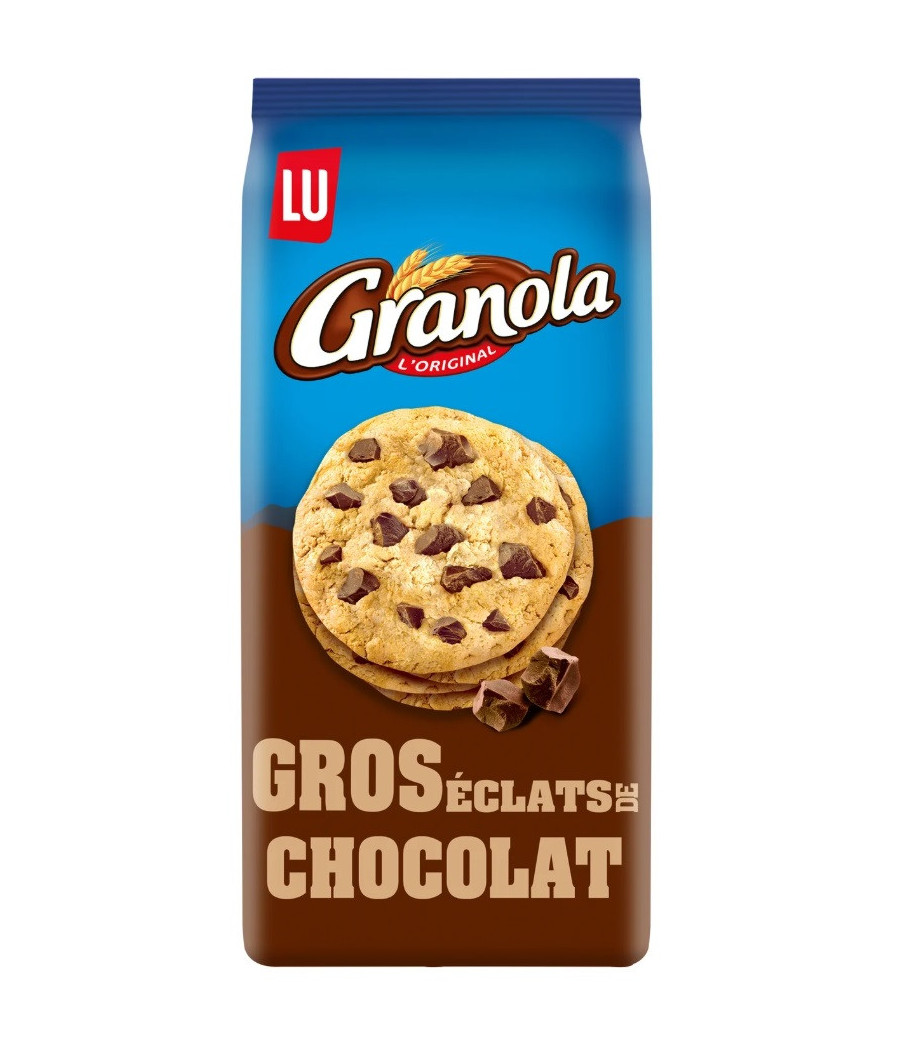 COOKIES GROS ECLATS DE CHOCOLAT GRANOLA LU 184G COOKIES GROS ECLATS DE CHOCOLAT GRANOLA LU 184G