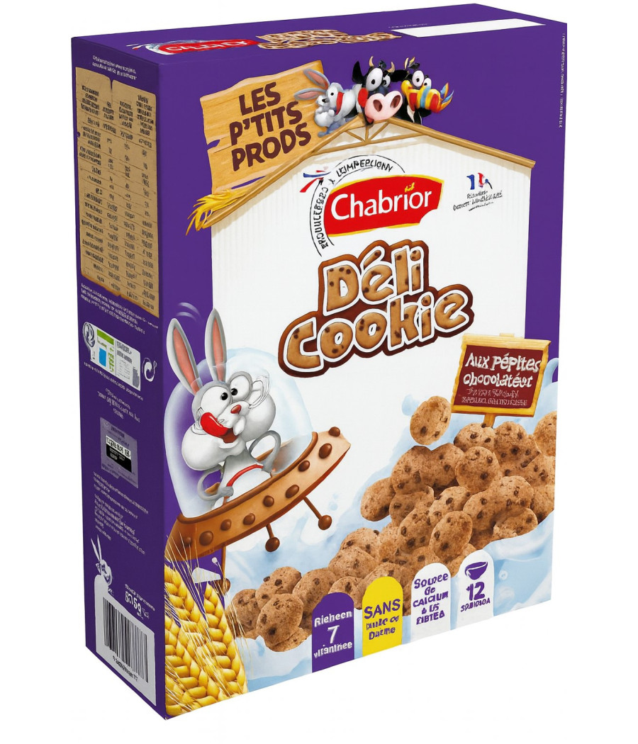 DELI COOKIE LES P'TITS PRODS CHABRIOR 375G DELI COOKIE LES P'TITS PRODS CHABRIOR 375G