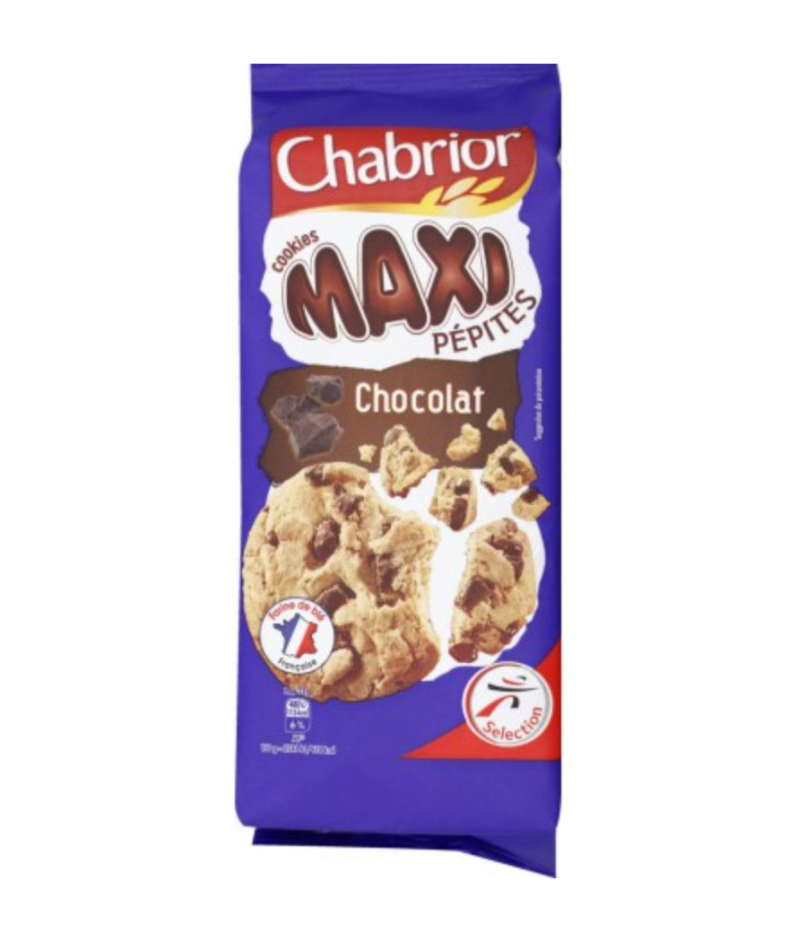 COOKIES MAXI PEPITES CHOCOLAT CHABRIOR 184G COOKIES MAXI PEPITES CHOCOLAT CHABRIOR 184G