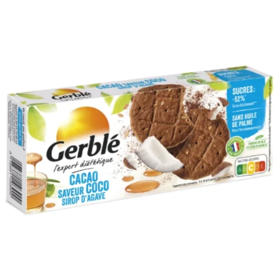 BISCUITS GERBLE SABLE COCO CACAO 132G