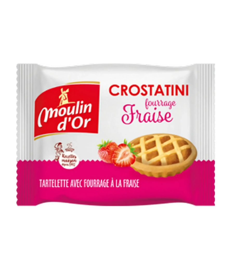 CAKE CROSTATINI FRAISE MOULIN D'OR 70G CAKE CROSTATINI FRAISE MOULIN D'OR 70G