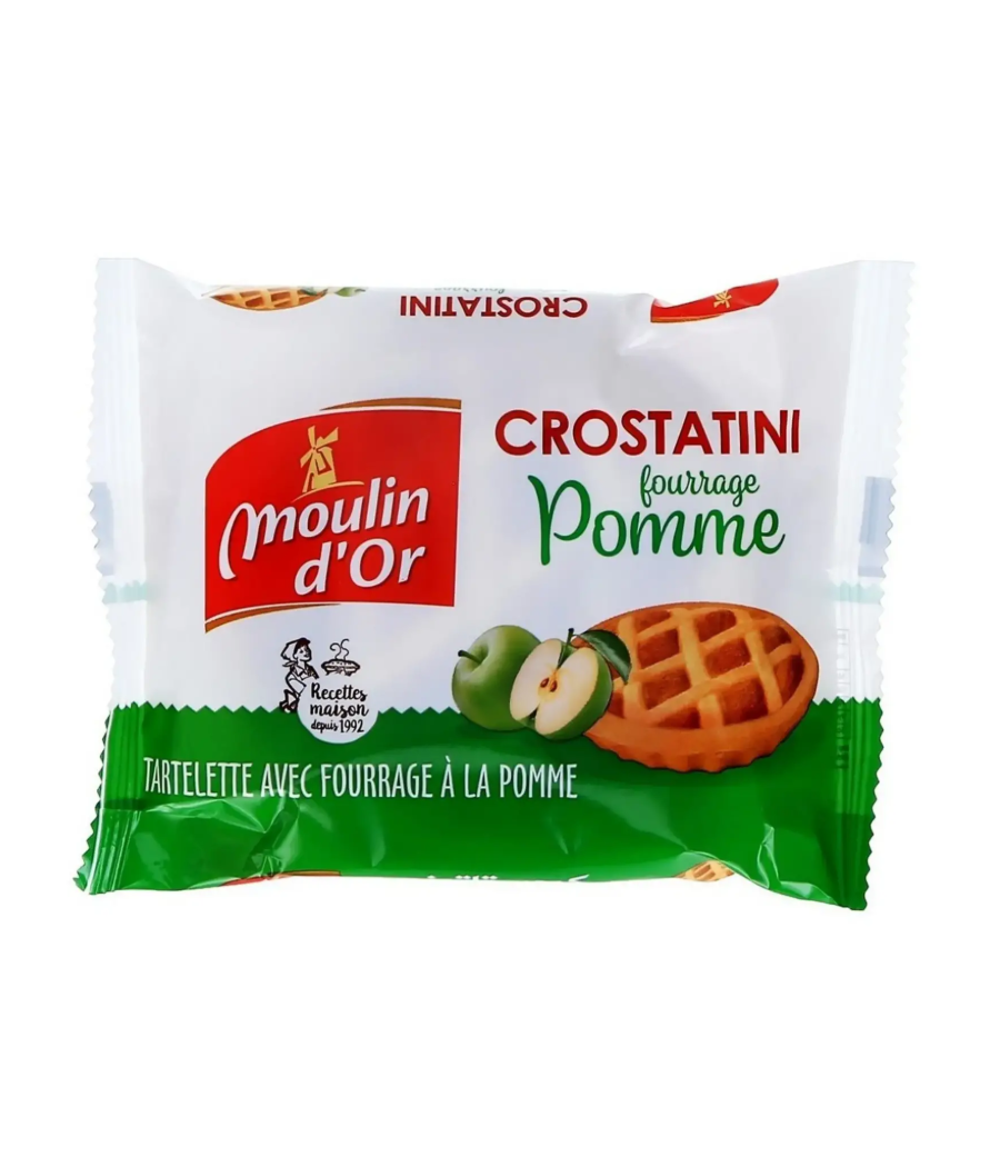 CAKE CROSTATINI POMME MOULIN D'OR 70G CAKE CROSTATINI POMME MOULIN D'OR 70G