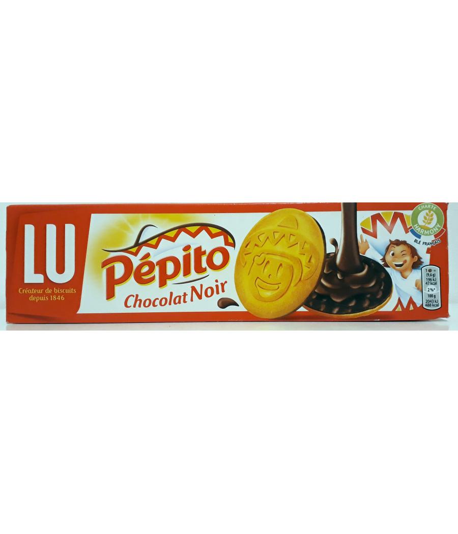 PEPITO CHOCOLAT NOIR LU 20 BISCUITS 192G PEPITO CHOCOLAT NOIR LU 20 BISCUITS 192G