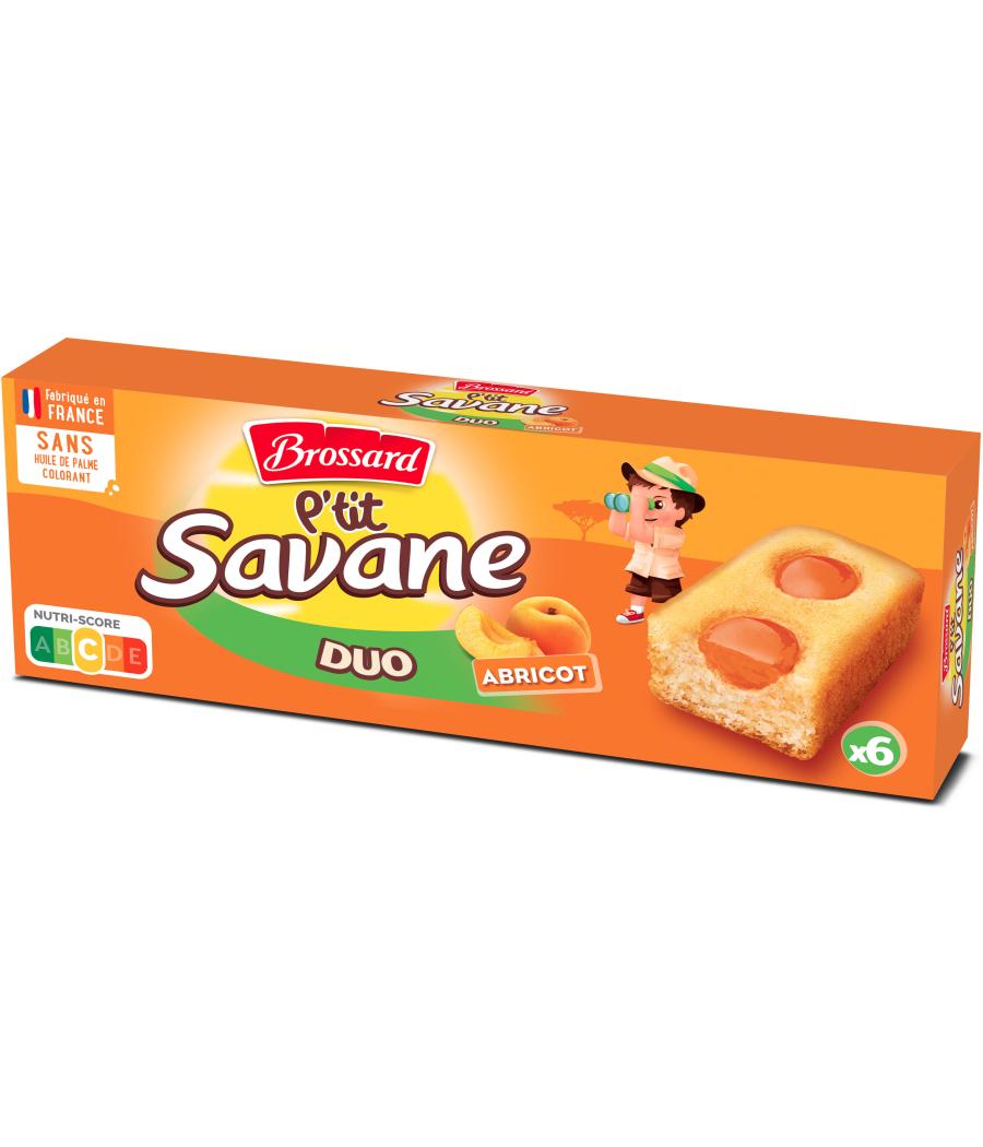 BISCUITS BROSSARD P'TIT SAVANE DUO GOUT ABRICOT 150G BISCUITS BROSSARD P'TIT SAVANE DUO GOUT ABRICOT 150G