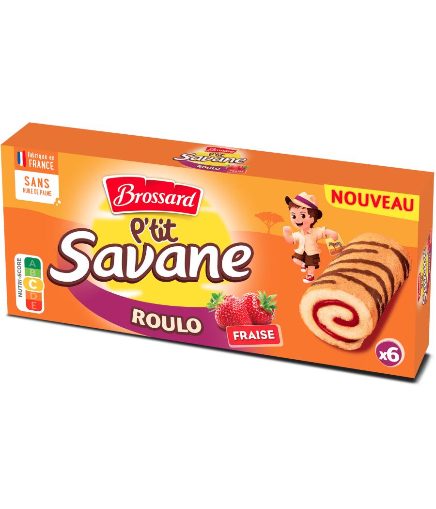P\'TIT SAVANE ROULO FRAISE X6 150G -BROSSARD 150 G P\'TIT SAVANE ROULO FRAISE X6 150G -BROSSARD 150 G