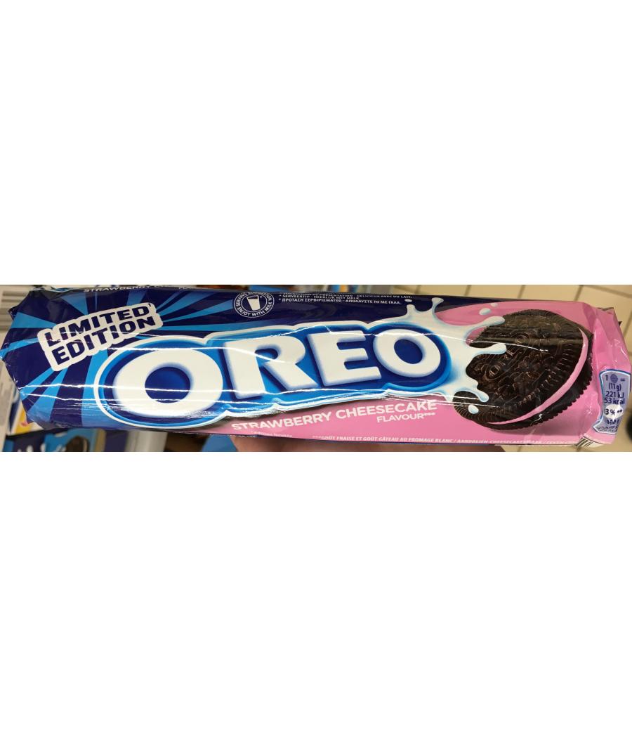 BISCUITS OREO STRAWBERRY CHEESECAKE FLAVOUR 100 G BISCUITS OREO STRAWBERRY CHEESECAKE FLAVOUR 100 G