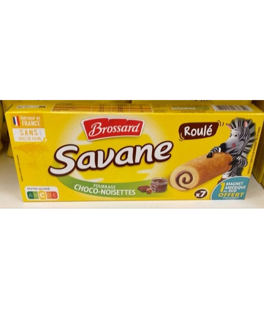 GATEAU BROSSARD ROULE FOURAGE CHOCO-NOISETTE X7 175G GATEAU BROSSARD ROULE FOURAGE CHOCO-NOISETTE X7 175G