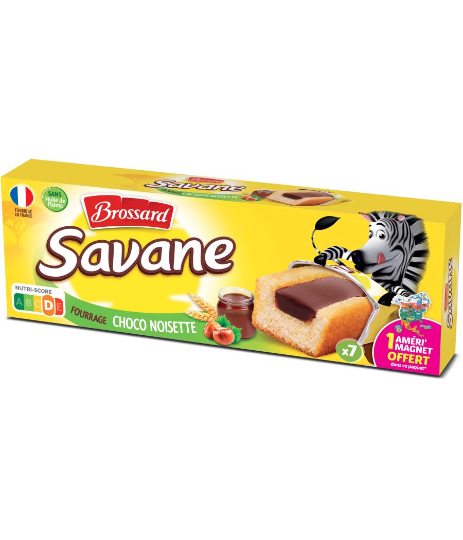 BROSSARD AU CHOCO NOISETTE SAVANE 175G BROSSARD AU CHOCO NOISETTE SAVANE 175G