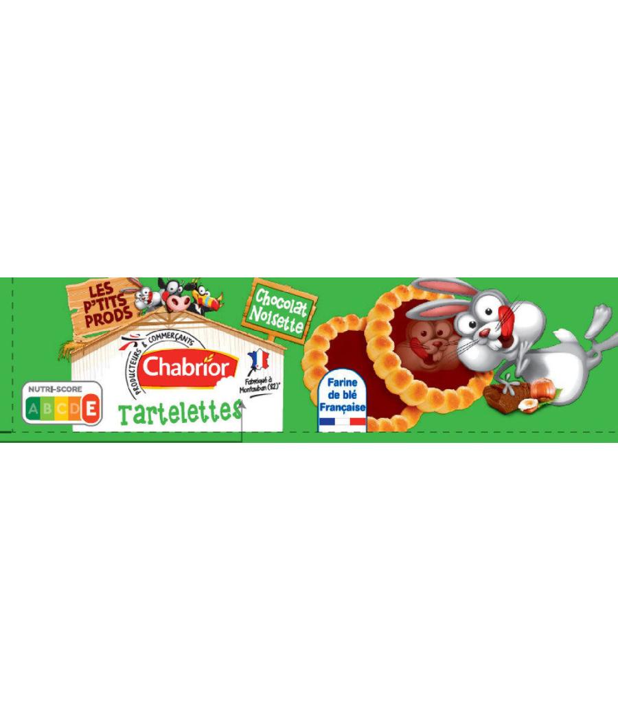 TARTELETTES CHOCOLAT NOISETTE CHABRIOR 150G TARTELETTES CHOCOLAT NOISETTE CHABRIOR 150G