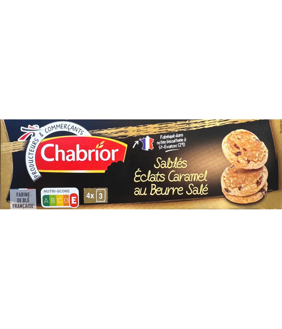 SABLES ECLATS DE CARAMEL AU BEURRE SALE CHABRIOR 125G SABLES ECLATS DE CARAMEL AU BEURRE SALE CHABRIOR 125G