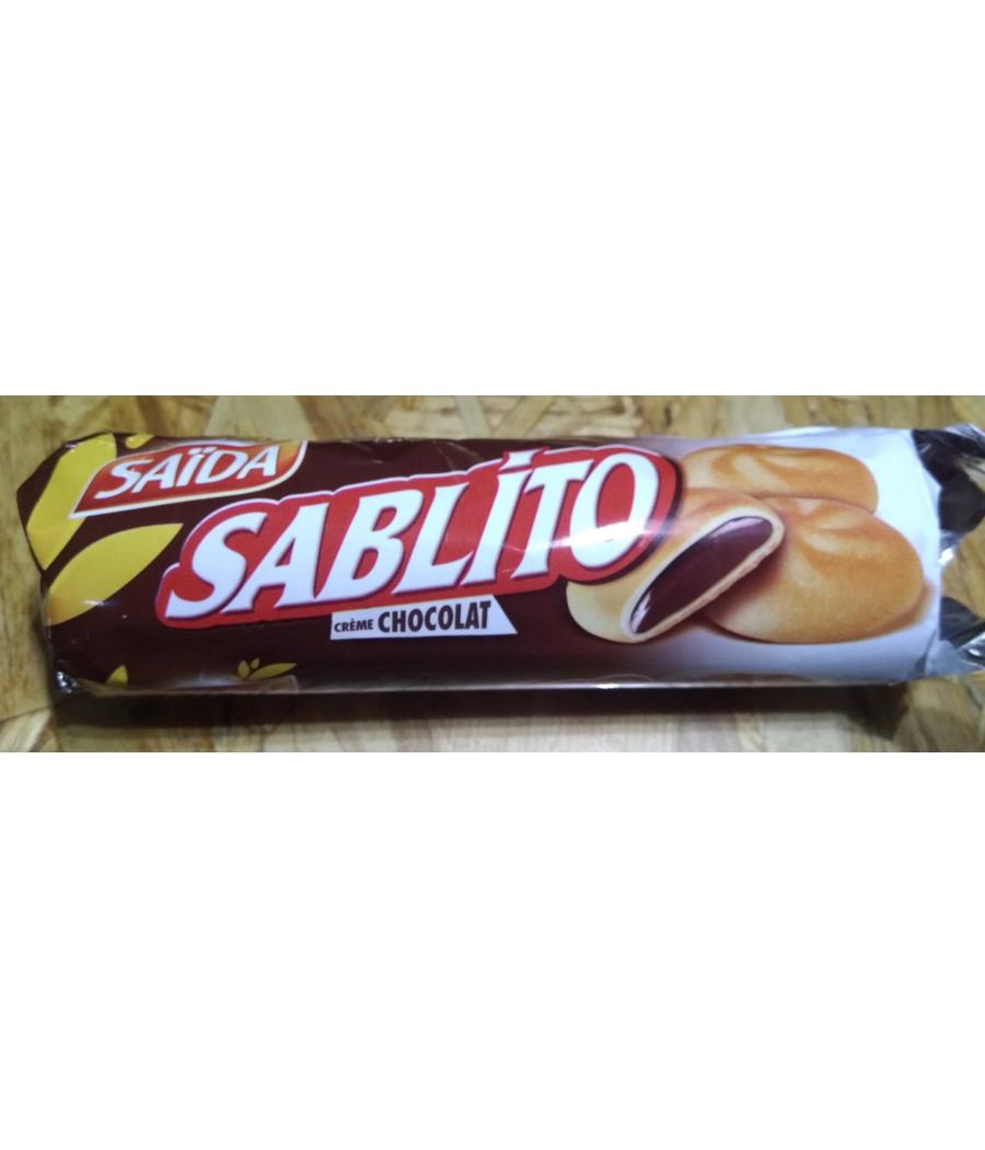 BISCUITS SABLITO CREME CHOCOLAT SAIDA 128G BISCUITS SABLITO CREME CHOCOLAT SAIDA 128G