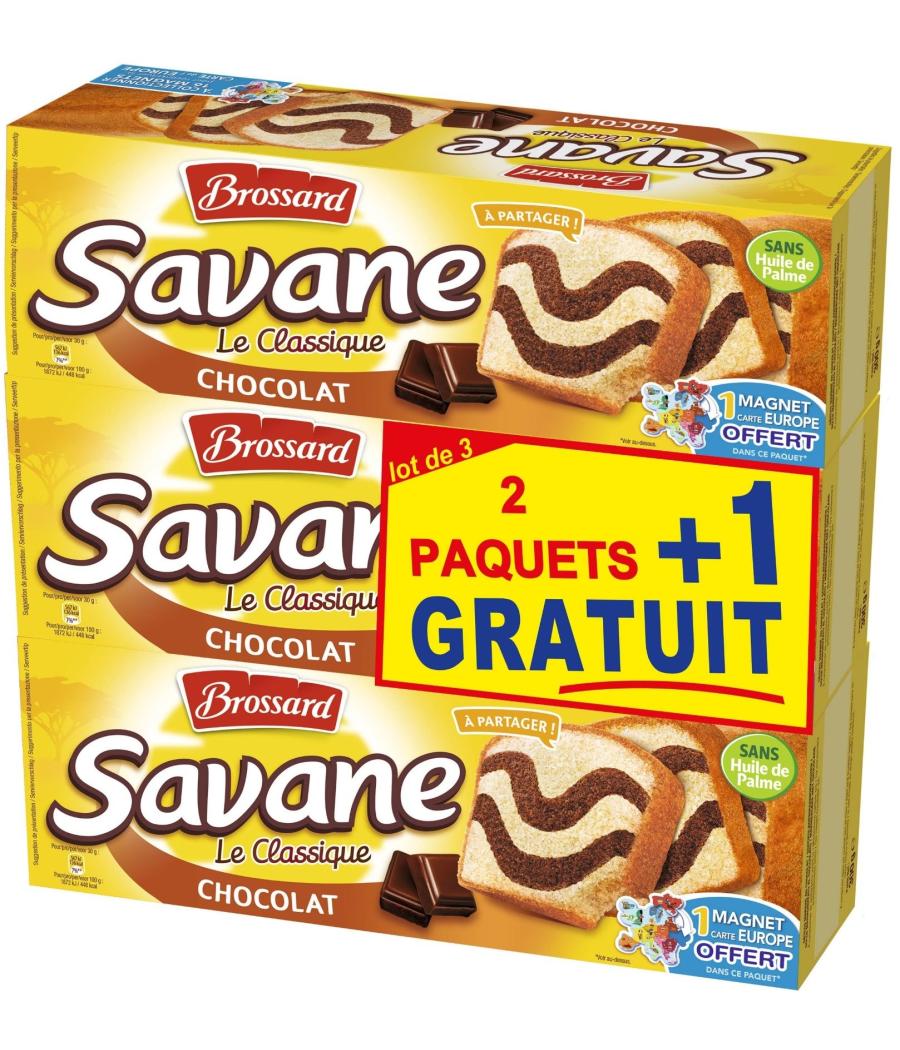 BROSSARD LE CLASSIQUE CHOCOLAT SAVANE 2 +1 OFFERT 900G BROSSARD LE CLASSIQUE CHOCOLAT SAVANE 2 +1 OFFERT 900G
