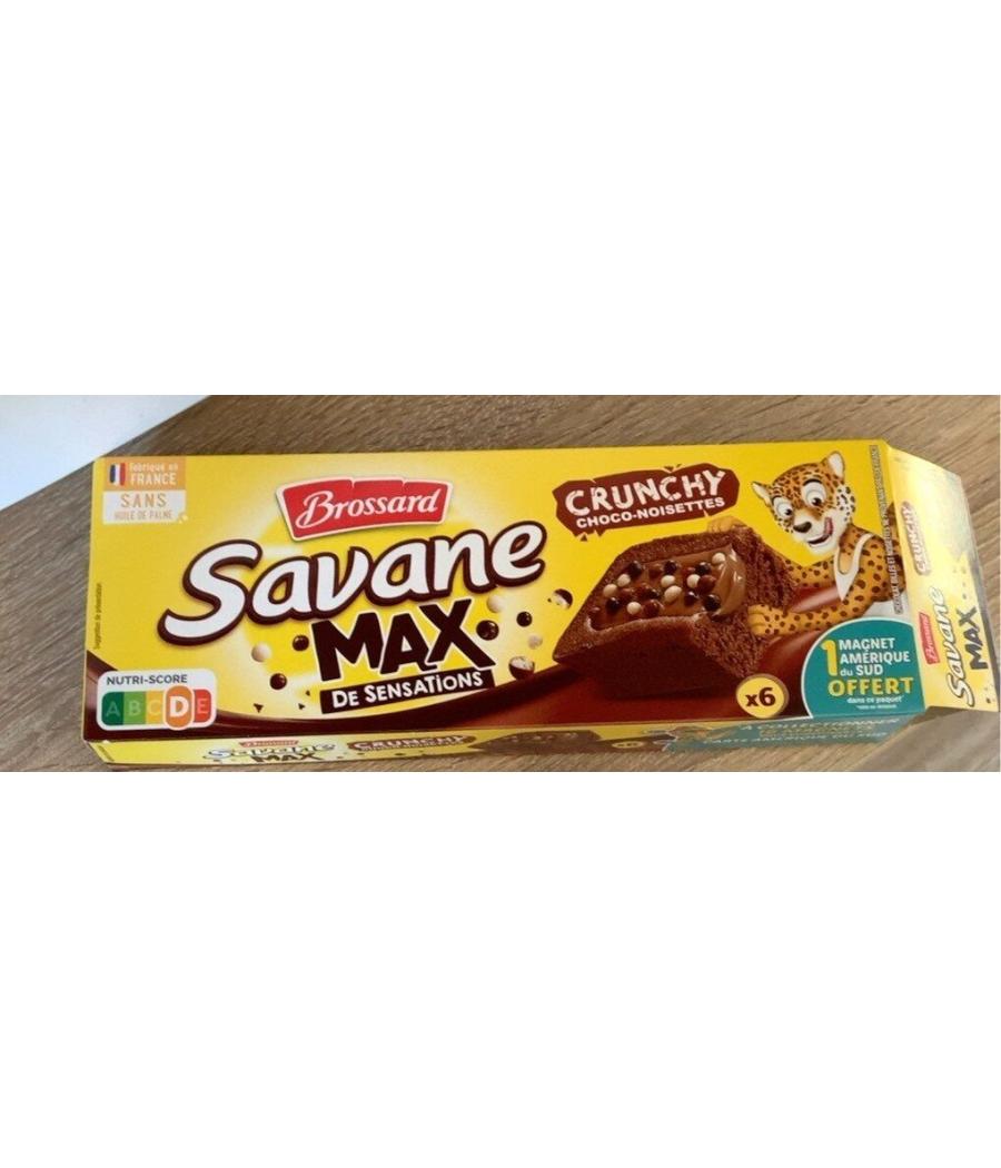SAVANE  CRUNCHY CHOCO-NOISETTES BROSSARD  180G SAVANE  CRUNCHY CHOCO-NOISETTES BROSSARD  180G