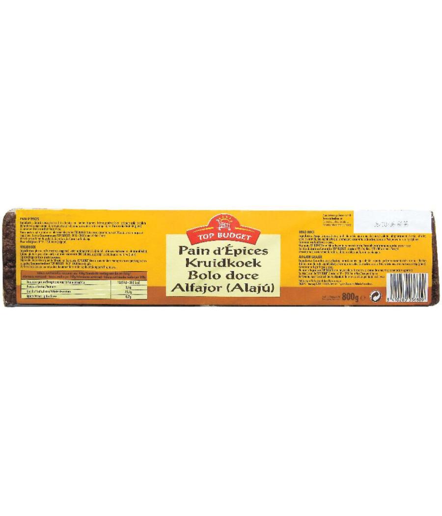 PAIN D'EPICES TOP BUDGET 500G PAIN D'EPICES TOP BUDGET 500G