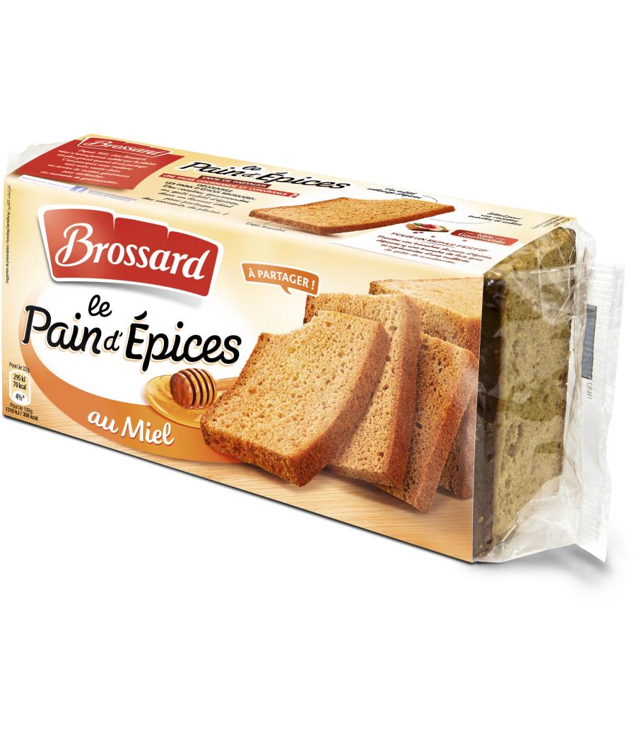 PAIN D'EPICES AU MIEL BROSSARD 350G PAIN D'EPICES AU MIEL BROSSARD 350G