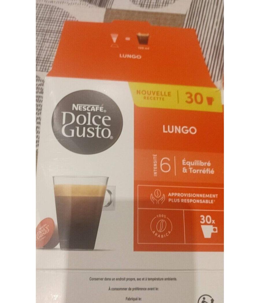 NESCAFE DOLCE GUSTO LUNGO X30 CAPSULES NESCAFE DOLCE GUSTO LUNGO X30 CAPSULES