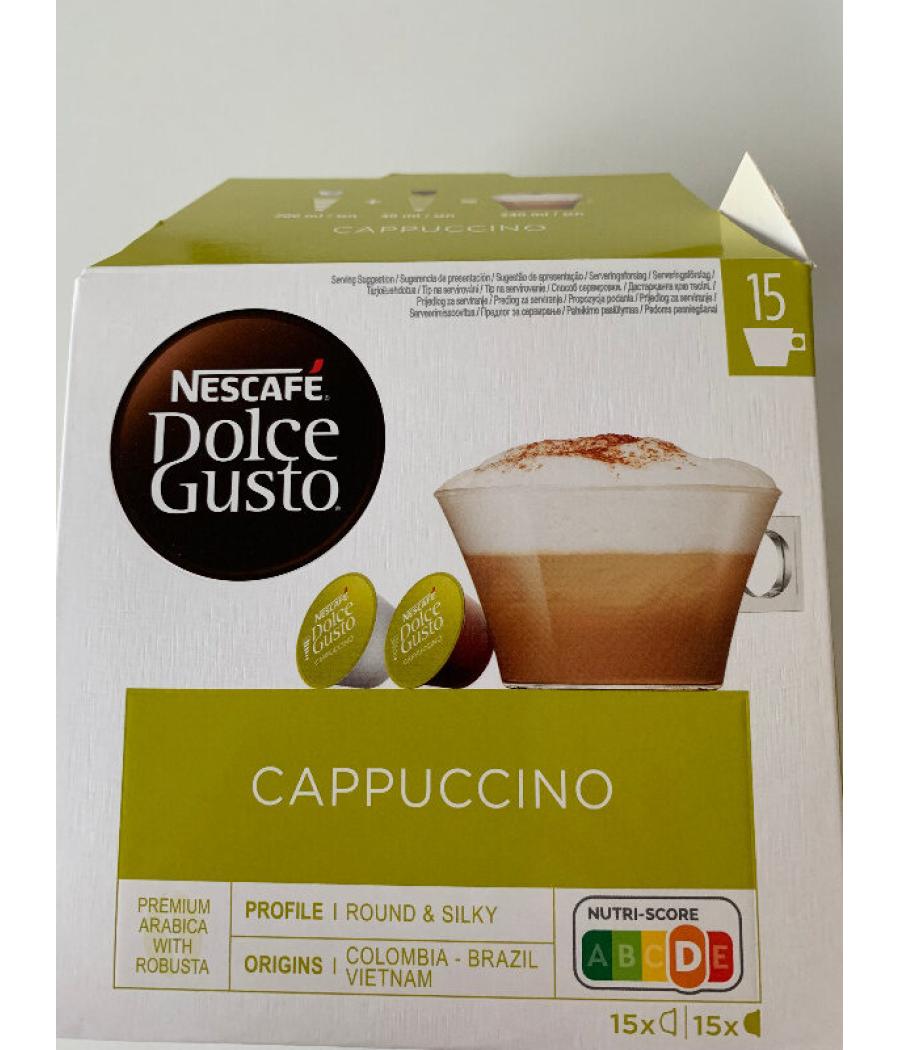 NESCAFE DOLCE GUSTO CAPPUCCINO X30 CAPSULES NESCAFE DOLCE GUSTO CAPPUCCINO X30 CAPSULES