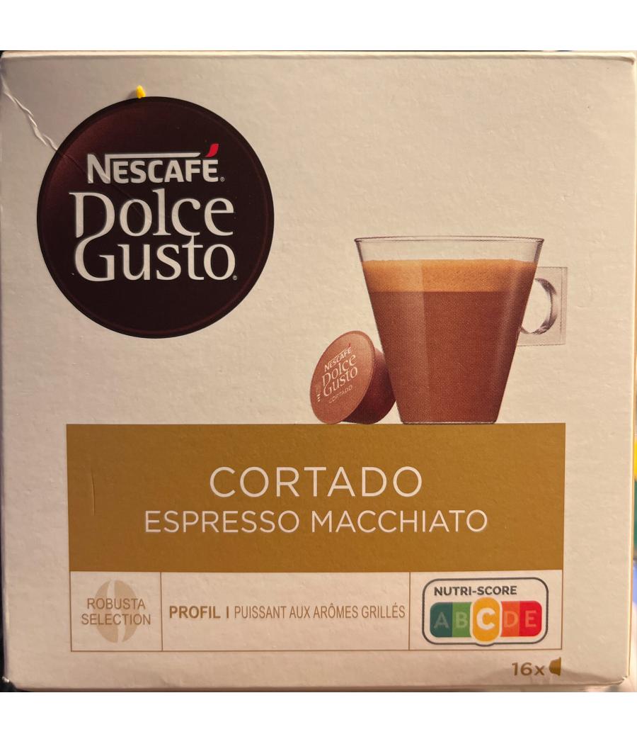 NESCAFE DOLCE GUSTO ESPRESSO MACCHIATO CORTADO X16 CAPSULES NESCAFE DOLCE GUSTO ESPRESSO MACCHIATO CORTADO X16 CAPSULES