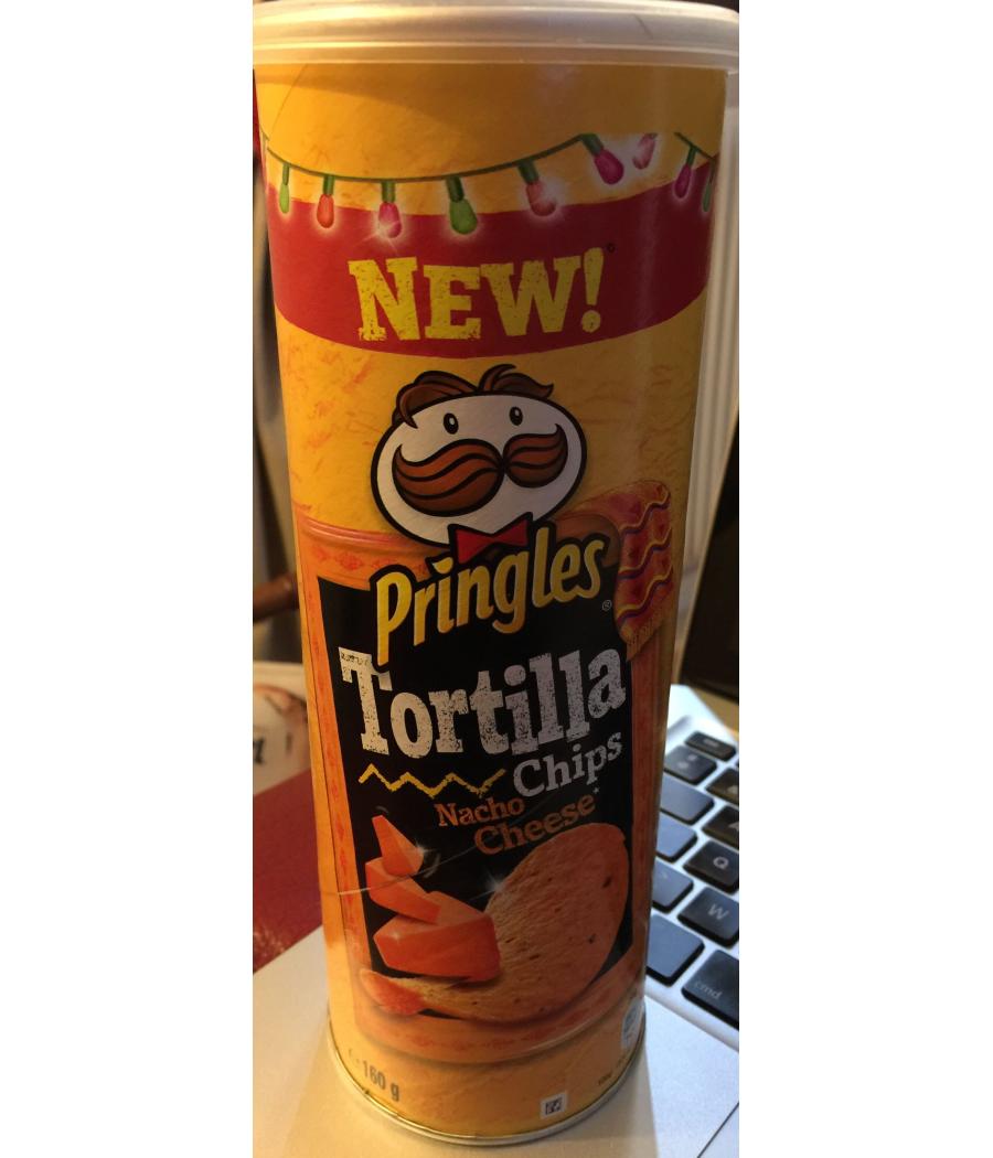 CHIPS TORTILLA EL NACHO CHEESE  PRINGLES 160G CHIPS TORTILLA EL NACHO CHEESE  PRINGLES 160G