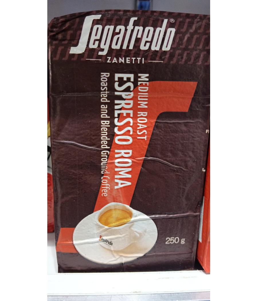CAFE ESPRESSO ROMA SEGAFREDO 250G CAFE ESPRESSO ROMA SEGAFREDO 250G