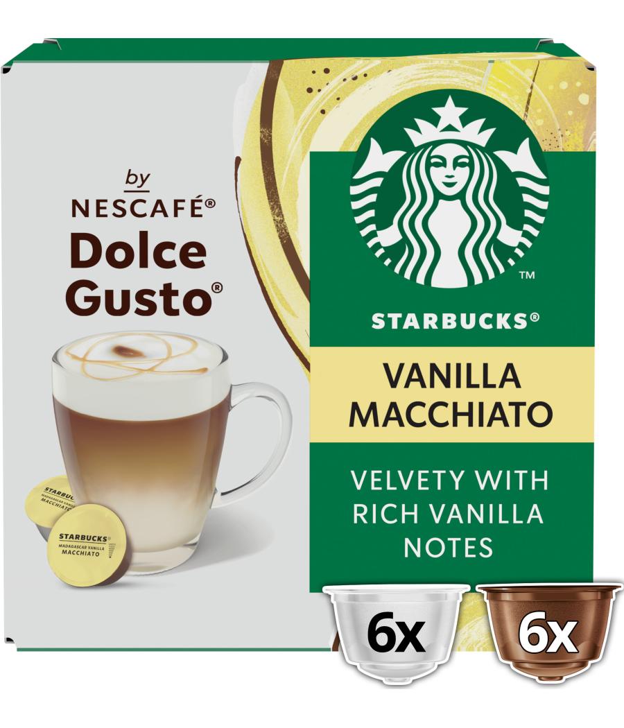 DOLCE GUSTO VANILLE MACCHIATTO STARBUCKS BY NESCAFE 12 CAPSULES DOLCE GUSTO VANILLE MACCHIATTO STARBUCKS BY NESCAFE 12 CAPSULES