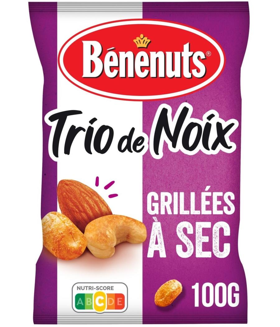 NOIX BENENUTS TRIO DE NOIX GRILLEES A SEC 100G NOIX BENENUTS TRIO DE NOIX GRILLEES A SEC 100G