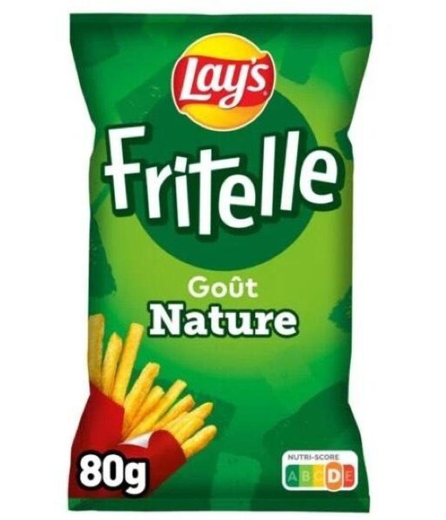 CHIPS LAYS FRITELLE GOUT NATURE 80 G CHIPS LAYS FRITELLE GOUT NATURE 80 G