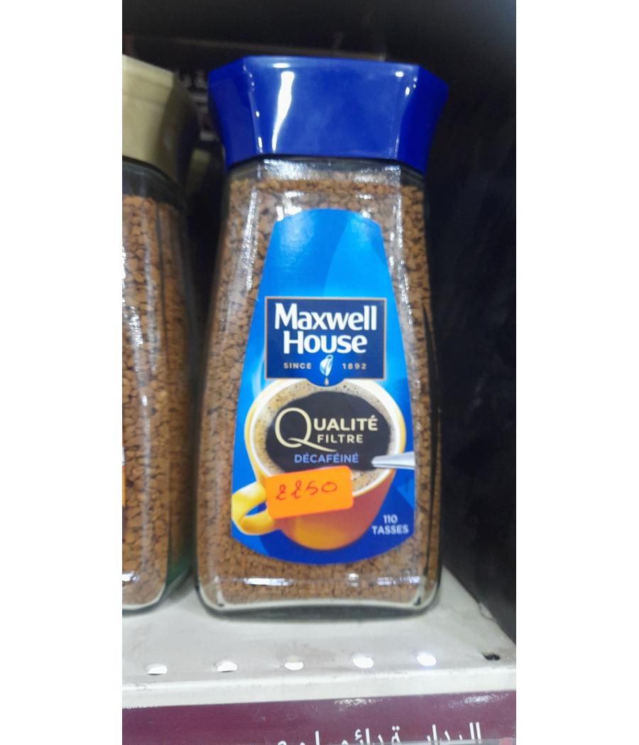CAFE MAXWELL HOUSE EN BOCAL 200G CAFE MAXWELL HOUSE EN BOCAL 200G