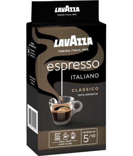 CAFE LAVAZZA MOULU 100% ARABICA. 250 G