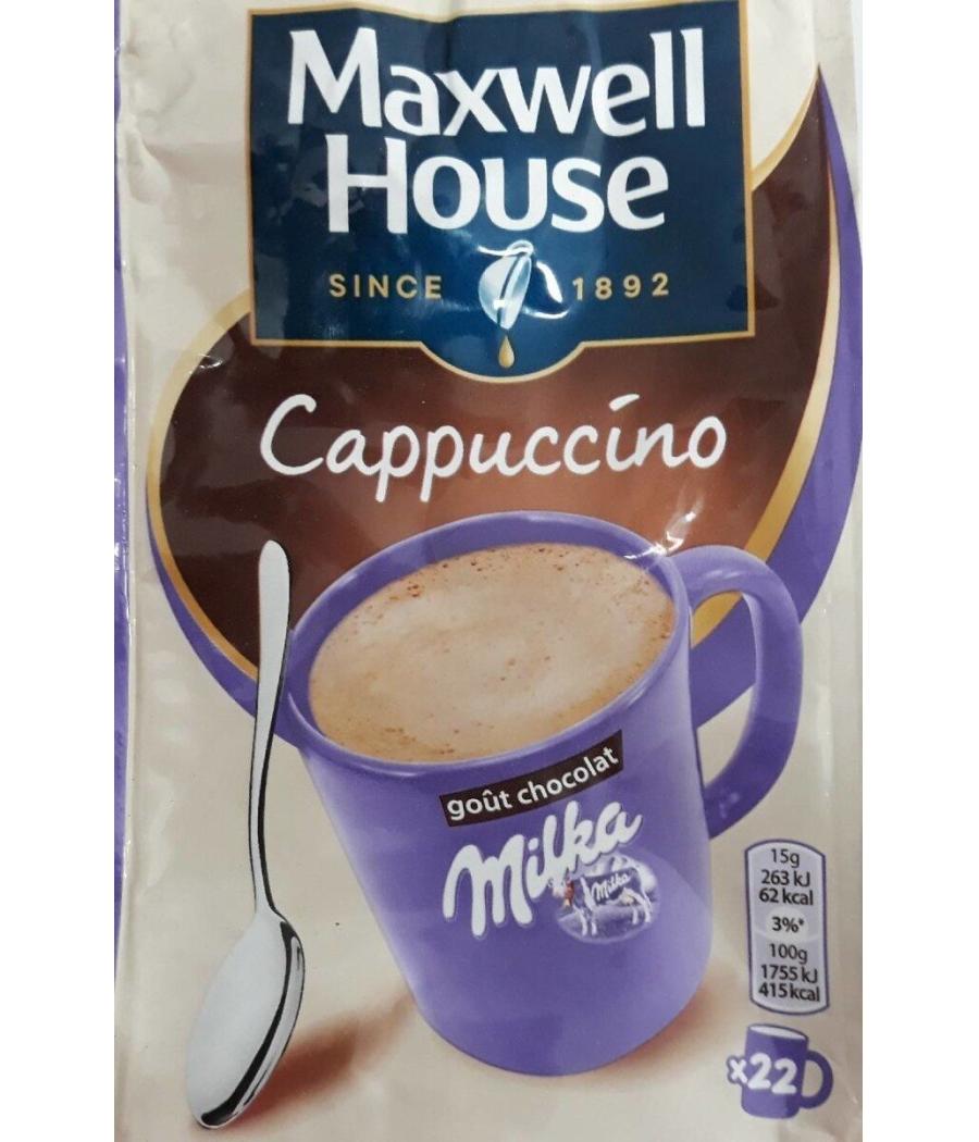 CAPPUCCINO MILKA MAXWELLE HOUSE 335G CAPPUCCINO MILKA MAXWELLE HOUSE 335G