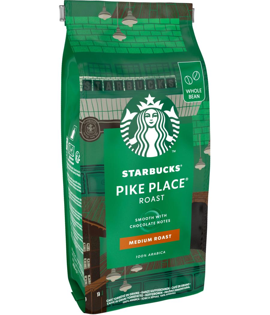 CAFE EN GRAINS MEDIUM ROAST PIKE PLACE STARBUCKS 450G CAFE EN GRAINS MEDIUM ROAST PIKE PLACE STARBUCKS 450G