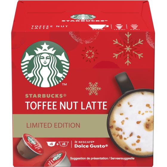 CAFE TOFFEE NUT LATTE STARBUCKS NESCAFE DOLCE GUSTO 127.8G