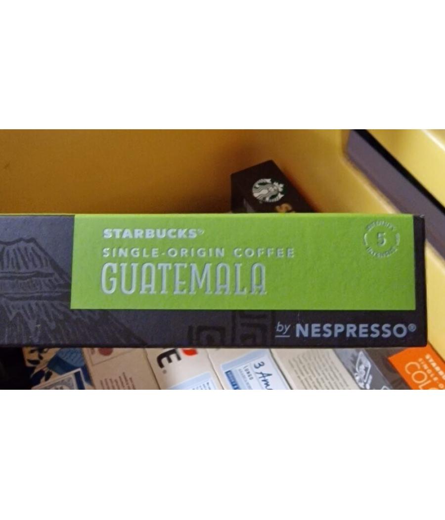 CAFE STARBUCKS BY NESPRESSO GUATEMALA X10 CAPSULES CAFE STARBUCKS BY NESPRESSO GUATEMALA X10 CAPSULES