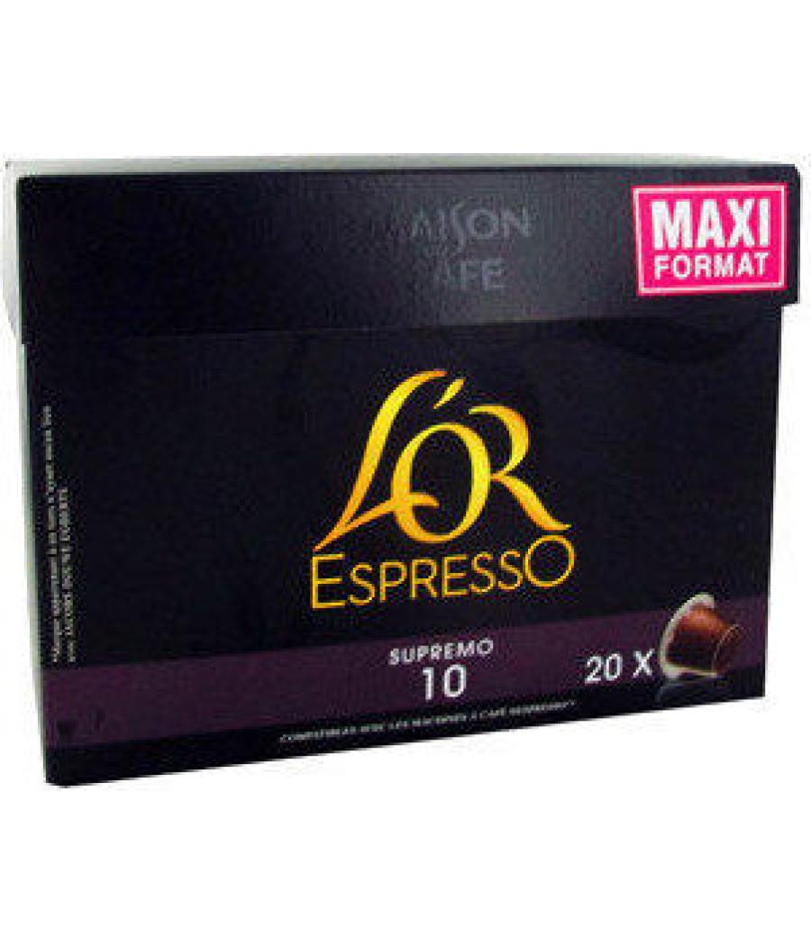 CAFE L'OR ESPRESSO SUPREMO X20 CAPSULES CAFE L'OR ESPRESSO SUPREMO X20 CAPSULES