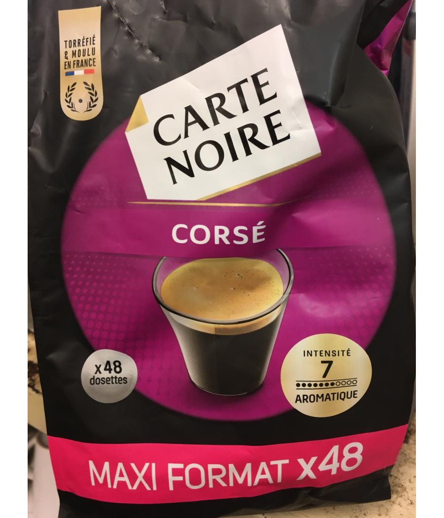 CAFE CORSE CARTE NOIR  X48 DOSETTES CAFE CORSE CARTE NOIR  X48 DOSETTES