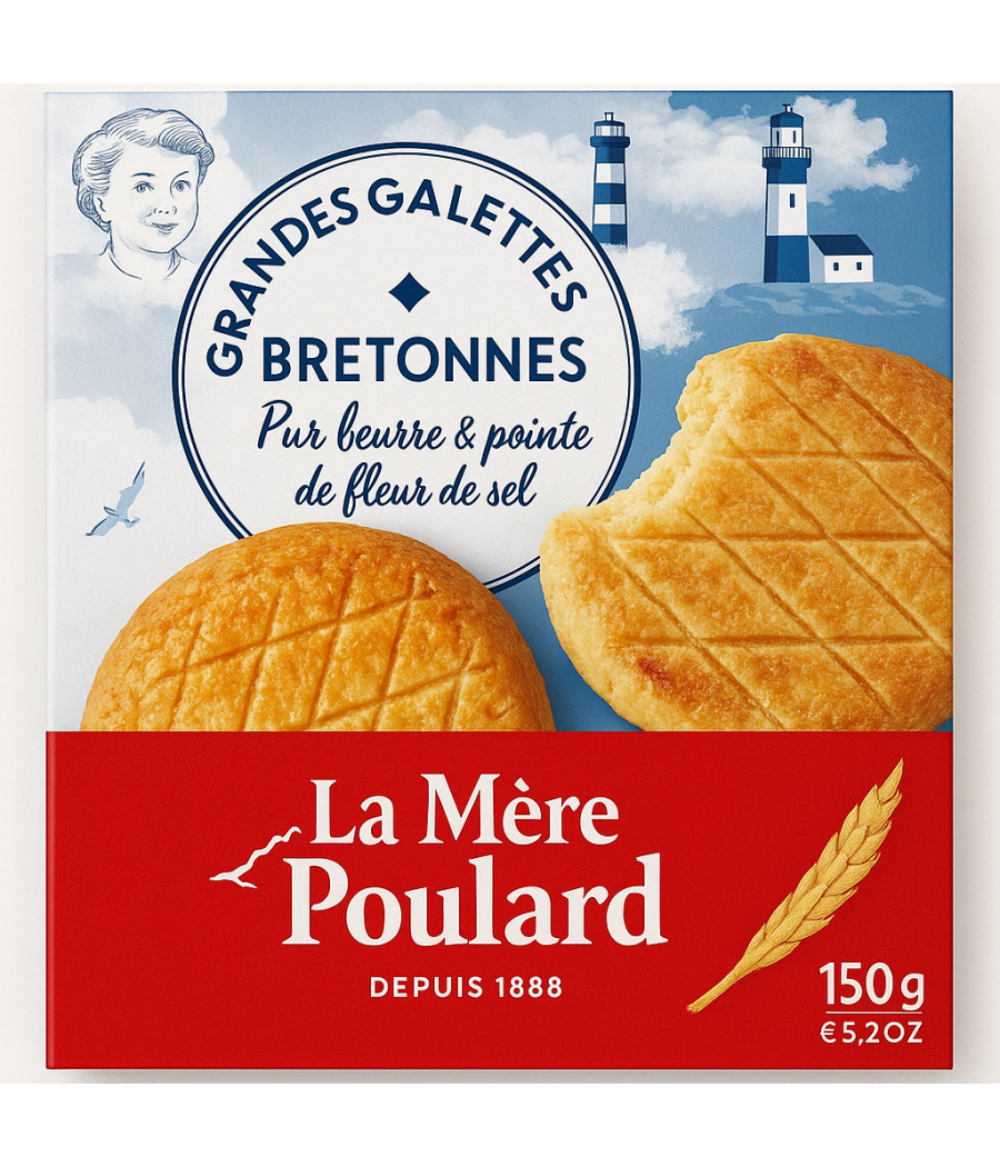 GALETTES BRETONNES LA MERE POULARD  150G GALETTES BRETONNES LA MERE POULARD  150G