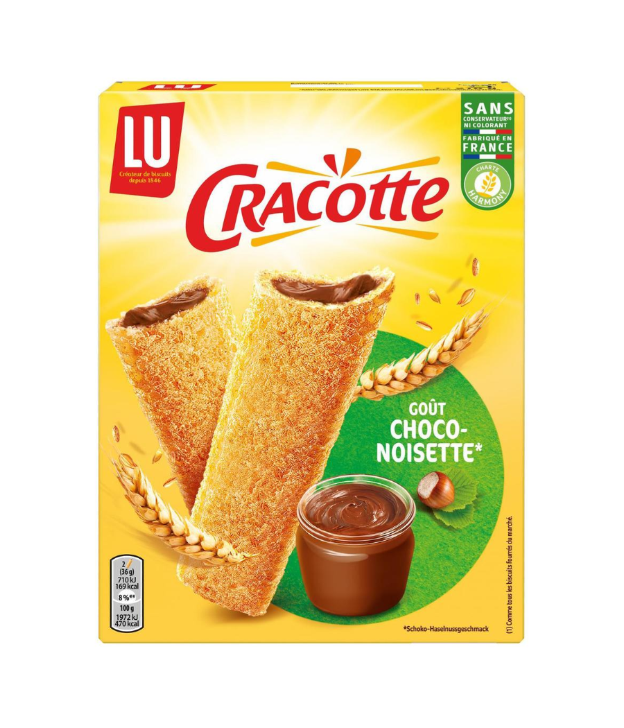 BISCOTTES FOURRES CHOCOLAT NOISETTE LU  216G BISCOTTES FOURRES CHOCOLAT NOISETTE LU  216G