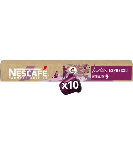 CAFE NESCAFE FARMERS ORIGINS INDIA X10 CAPSULES