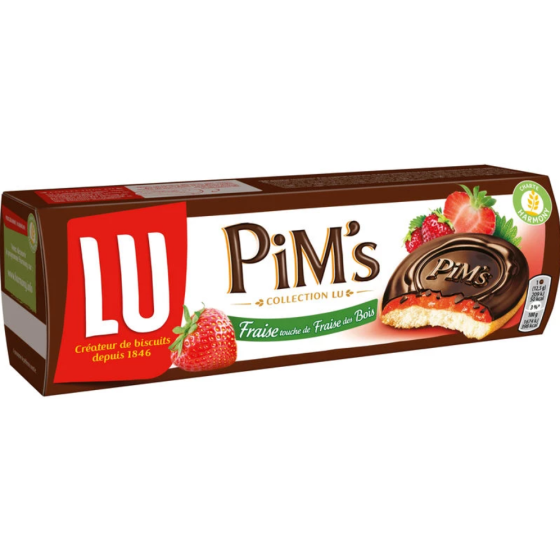PIM\'S FRAISE TOUCHE DE FRAISE DES BOIS 150 G E