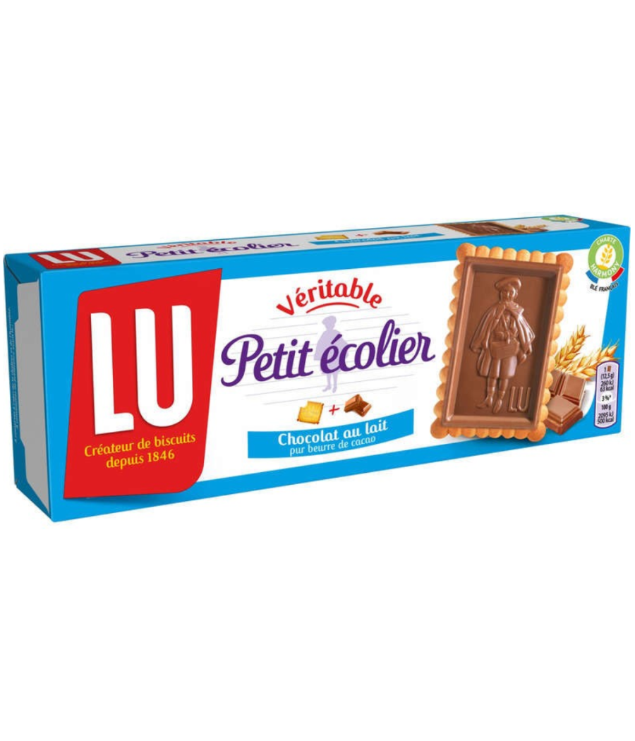 VERITABLE PETIT ECOLIER CHOCOLAT AU LAIT LU 12 x 12.5G VERITABLE PETIT ECOLIER CHOCOLAT AU LAIT LU 12 x 12.5G