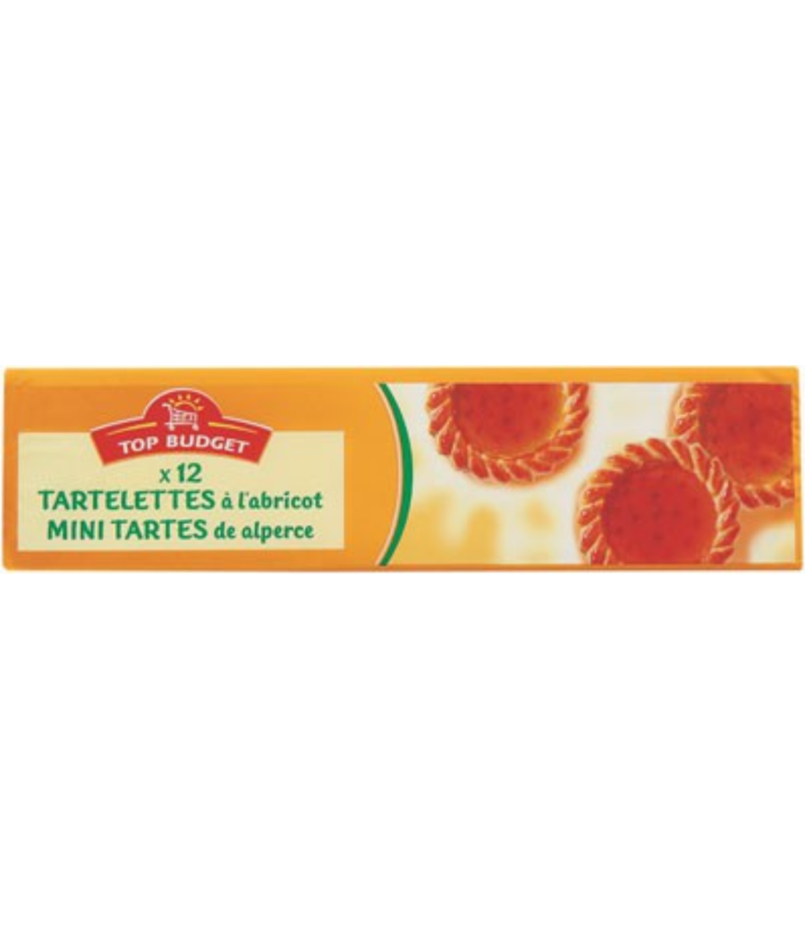 TARTELETTES A L'ABRICOT TOP BUDGET 200G TARTELETTES A L'ABRICOT TOP BUDGET 200G