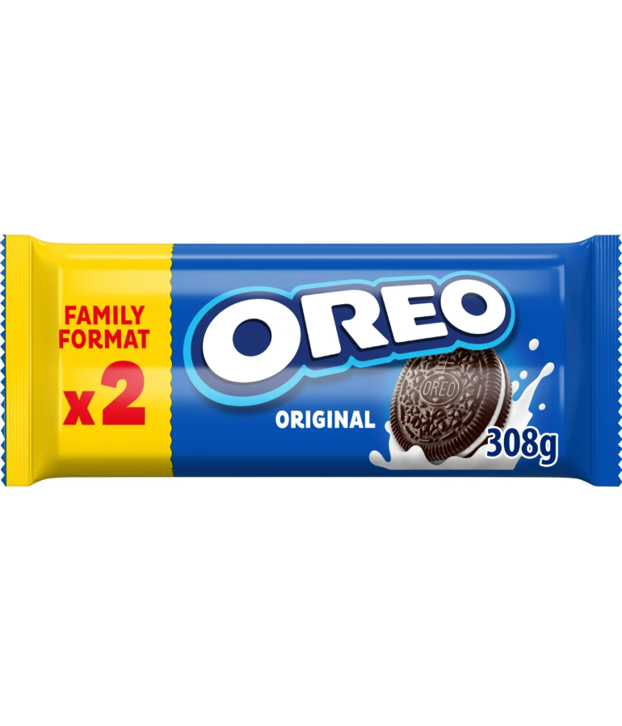 BISCUITS OREO ORIGINAL FOURRES A LA VANILLE FAMILY-FORMAT 308G BISCUITS OREO ORIGINAL FOURRES A LA VANILLE FAMILY-FORMAT 308G