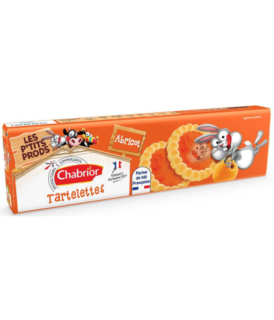 TARTELETTES D'ABRICOT CHABRIOR 150G TARTELETTES D'ABRICOT CHABRIOR 150G