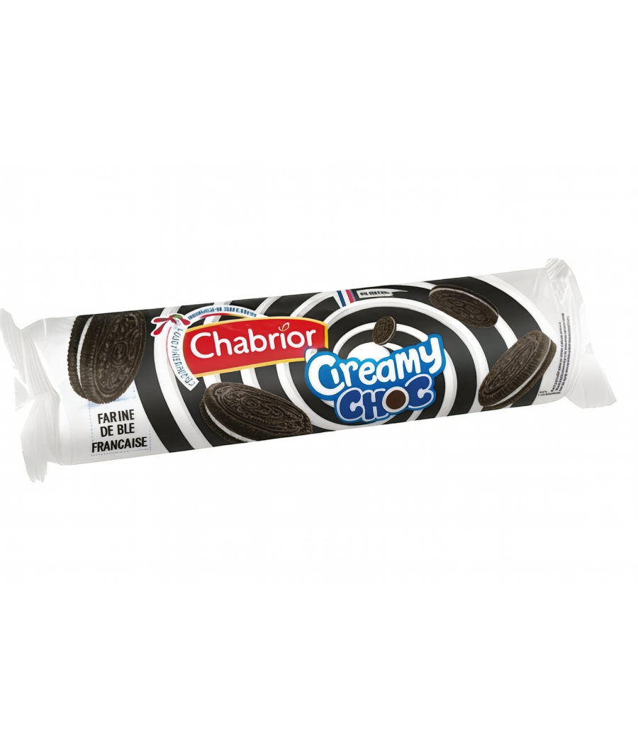 BISCUITS CREAMY CHOC CHABRIOR 154G BISCUITS CREAMY CHOC CHABRIOR 154G