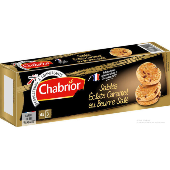 SABLES ECLATS DE CARAMEL AU BEURRE SALE CHABRIOR 125G