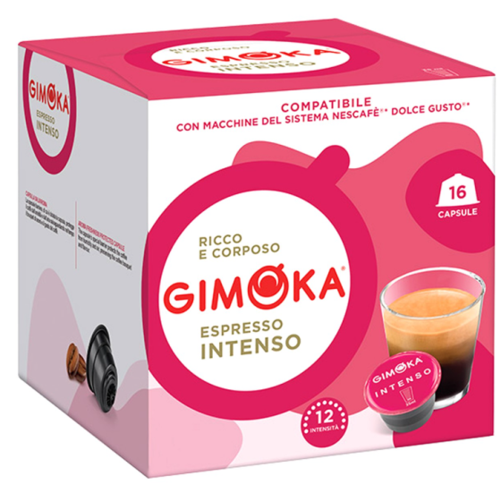 CAFE GIMOKA EXPRESSO INTENSE 16 CAPSULES