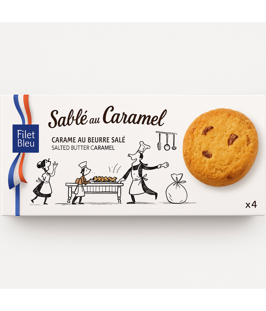 SABLE AU CARAMEL FILET BLEU 150G SABLE AU CARAMEL FILET BLEU 150G