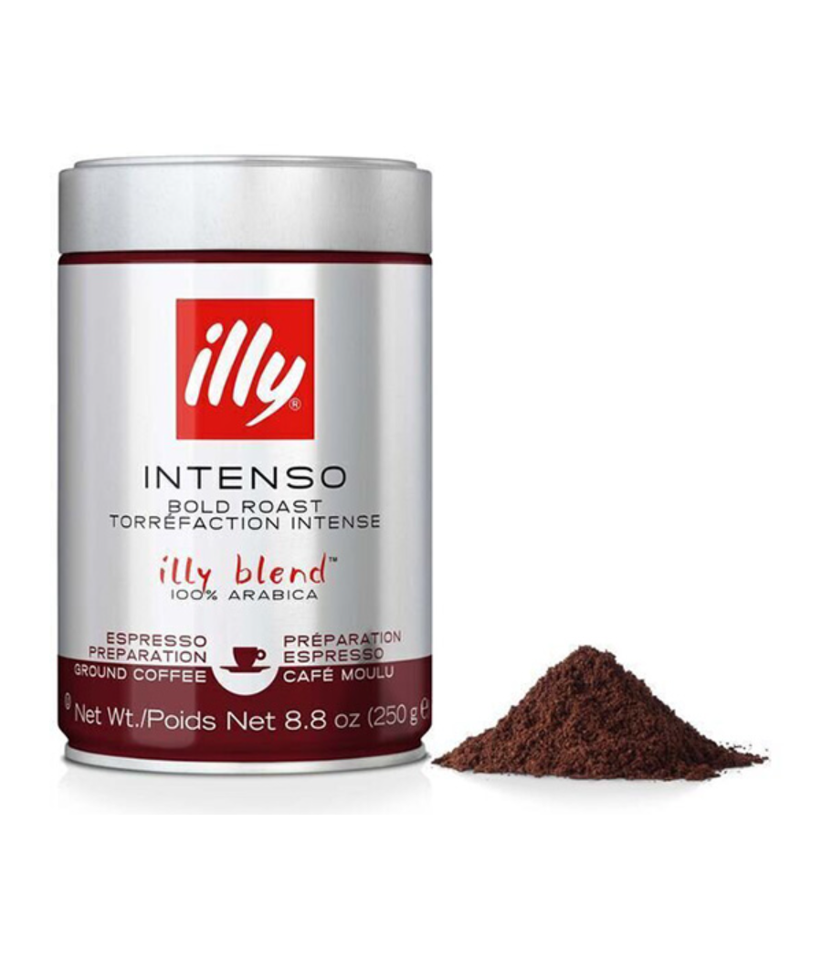 CAFE ILLY BLEND INTENSO ESPRESSO 100% ARABICA 250G CAFE ILLY BLEND INTENSO ESPRESSO 100% ARABICA 250G