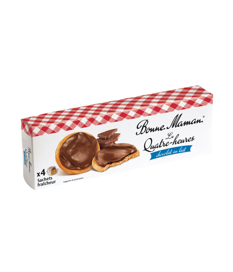 LE QUATRE-HEURES  CHOCOLAT AU LAIT BONNE MAMAN 160G LE QUATRE-HEURES  CHOCOLAT AU LAIT BONNE MAMAN 160G