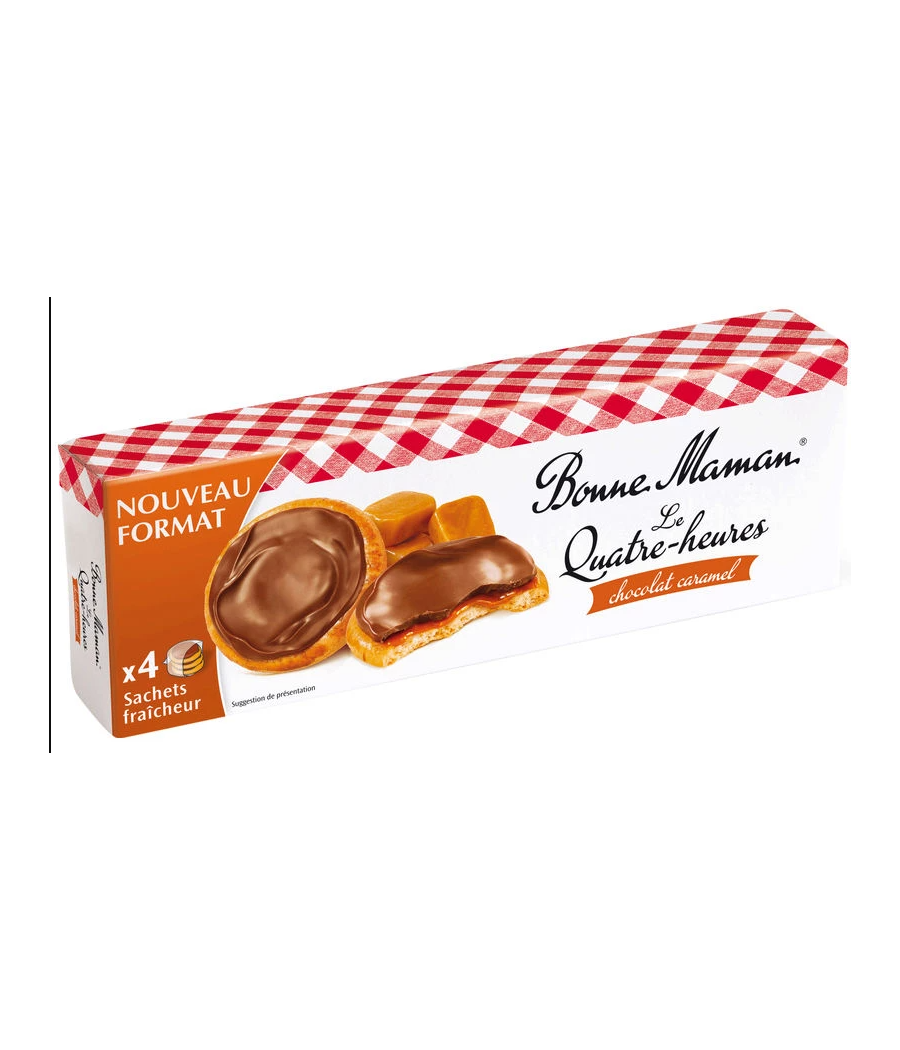 LE QUATRE-HEURES CHOCOLAT CARAMEL  BONNE MAMAN 160G LE QUATRE-HEURES CHOCOLAT CARAMEL  BONNE MAMAN 160G